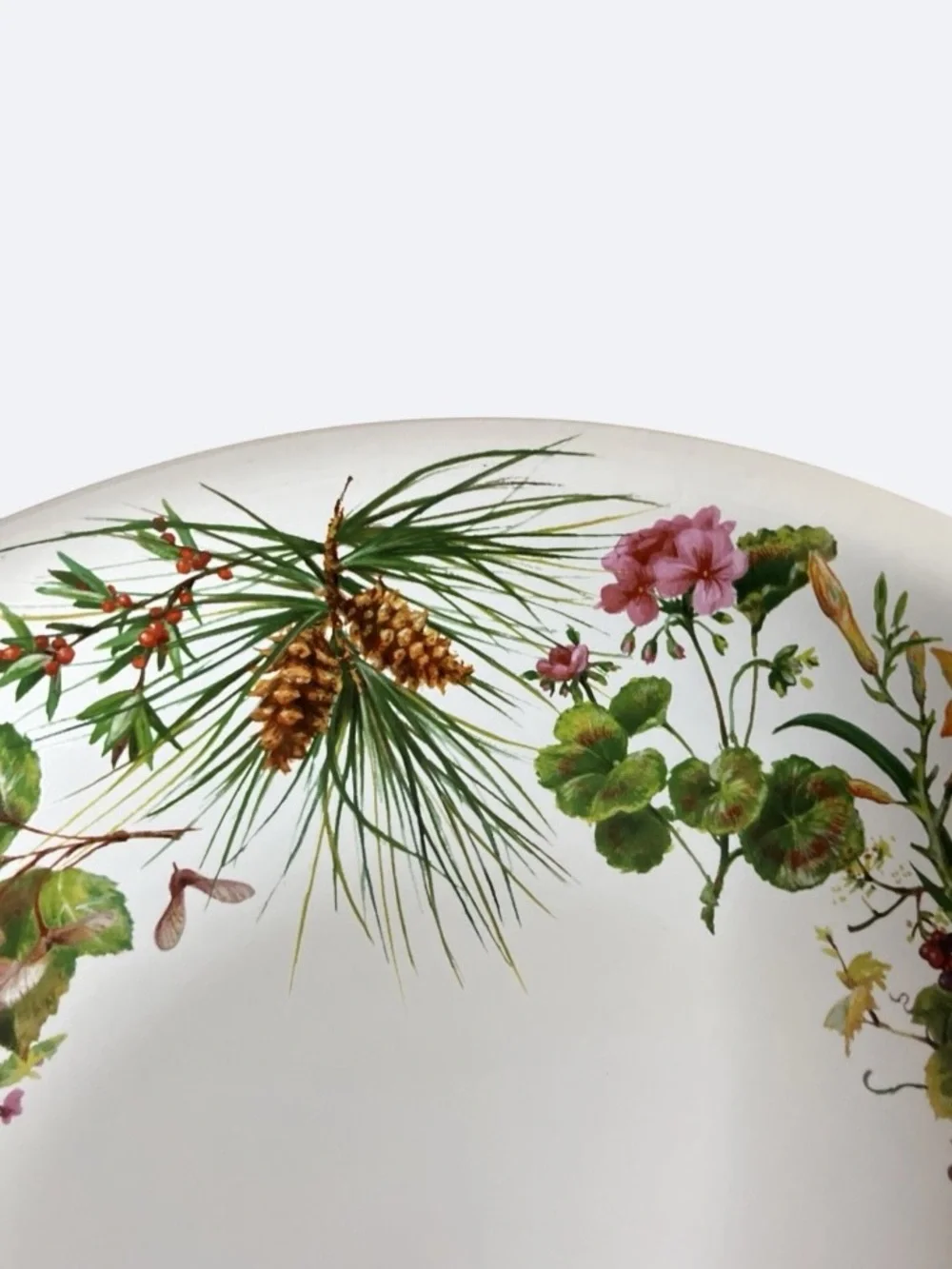 Hallmark Heritage Collection Decorative Four Season Floral Ceramic Bowl